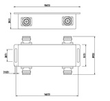 Гибридный комбайнер 2x2 (4.3-10F, 700-6000MHz)